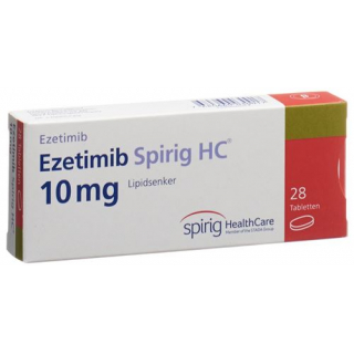 Эзетимиб Спириг 10 мг 28 таблеток