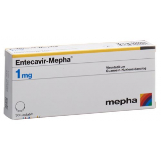 Энтекавир Мефа 1 мг 30 таблеток покрытых оболочкой