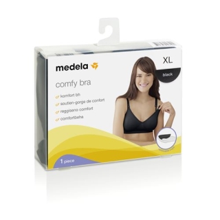 Комфортний бюстгальтер Medela XL чорний