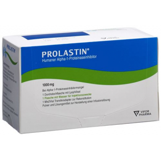 PROLASTIN 1G C SOLV +MIX2VIAL