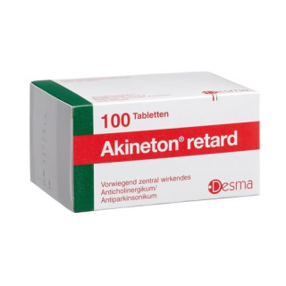 Акинетон Ретард 4 мг 100 таблеток 