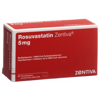 Розувастатин Зентива 5 мг 98 таблеток покрытых оболочкой