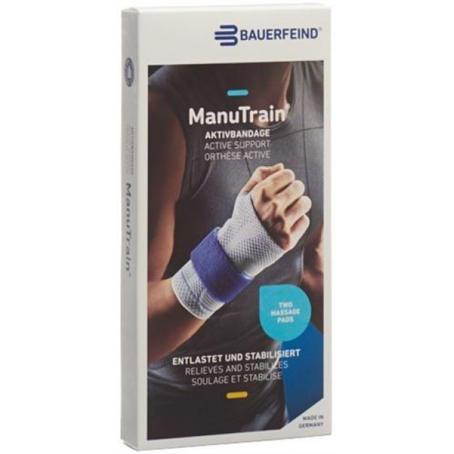 ManuTrain активная повязка Handgelenk размер 3 Links Titan