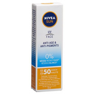Нивея Сан UV Лицо солнцезащитный крем против старения и пигментных пятен солнцезащитный фактор-50  50 мл