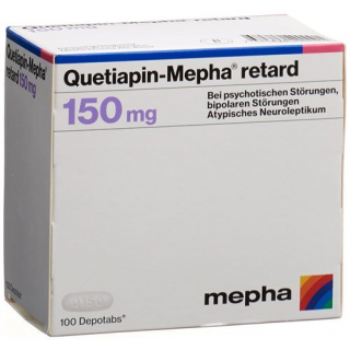 Кветиапин Мефа Ретард 150 мг 100 депо таблеток