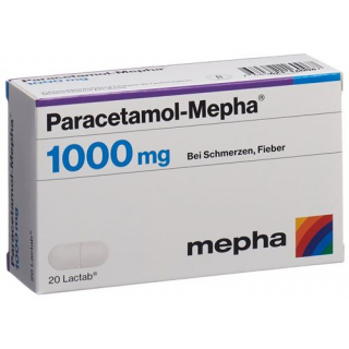 Парацетамол Мефа 1000 мг 100 таблеток покрытых оболочкой