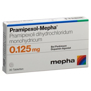 Прамипексол Мефа 0,125 мг 30 таблеток