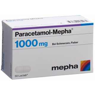 Парацетамол Мефа 1000 мг 50 таблеток покрытых оболочкой