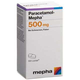 Парацетамол Мефа 500 мг 100 таблеток покрытых оболочкой