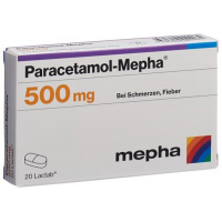 Парацетамол Мефа 500 мг 20 таблеток покрытых оболочкой