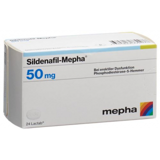 Силденафил Мефа 50 мг 24 таблетки покрытые оболочкой 