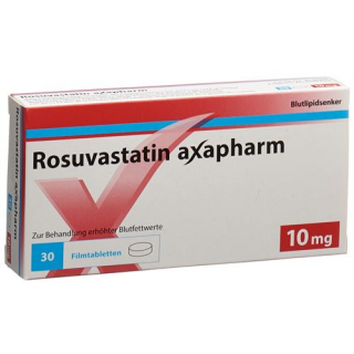 Розувастатин Аксафарм 10 мг 30 таблеток покрытых оболочкой