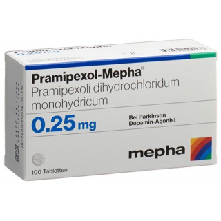 Прамипексол Мефа 0,25 мг 100 таблеток