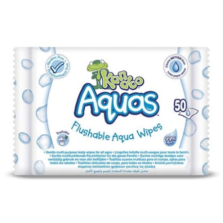 Вологі серветки Kandoo AQUAS 50 шт