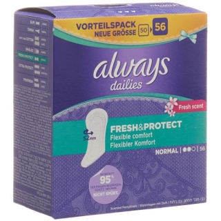 завжди Panty Liner Fresh&amp;Protect Normal Fresh Value Pack 5