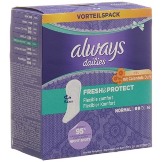 завжди Panty Liner Fresh&amp;Protect Normal Calendula Advantage Spa