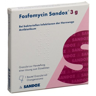 Фосфомицин Сандоз гранулы 3 г 1 пакетик