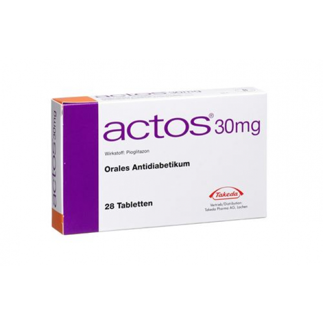 Актос 30 мг 98 таблеток 