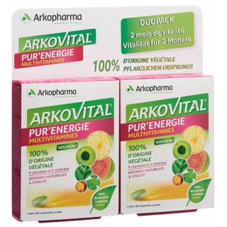 Арковитал Чистая энергия натуральный мультивитаминно-минеральный комплекс 2 упаковки по 30 таблеток