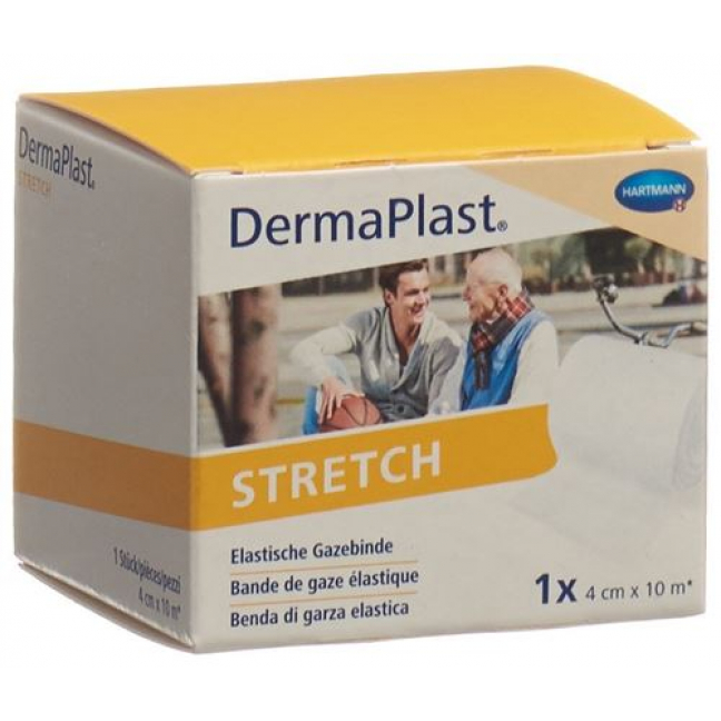 Dermaplast Stretch марлевый бинт Weiss 4смx10м