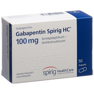 Габапентин Спириг 100 мг 50 капсул