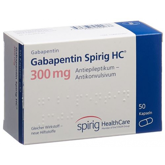 Габапентин Спириг 300 мг 50 капсул