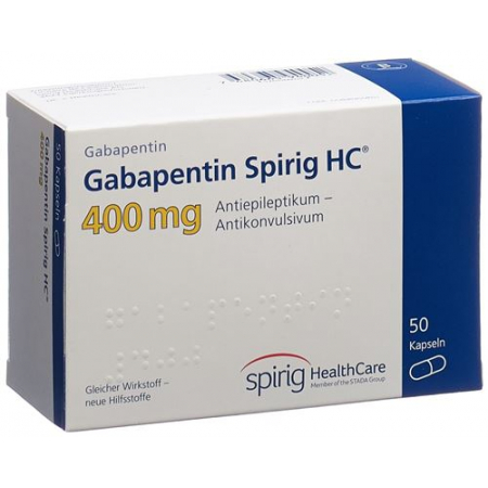 Габапентин Спириг 400 мг 50 таблеток покрытых оболочкой 