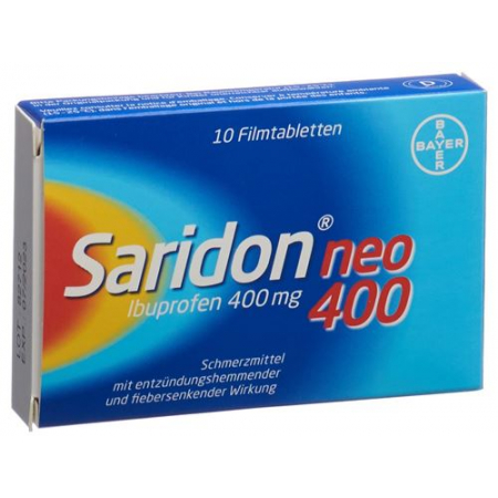 Саридон Нео  400 мг 10 таблеток покрытых оболочкой