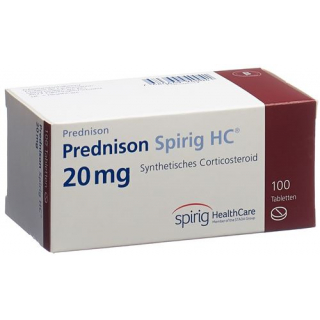 Преднизон Спириг 20 мг 100 таблеток