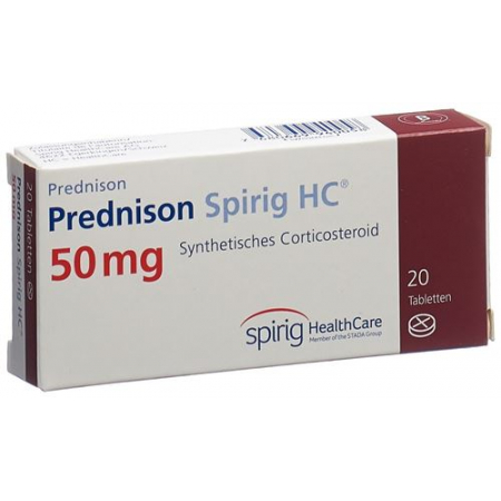 Преднизон Спириг 50 мг 20 таблеток
