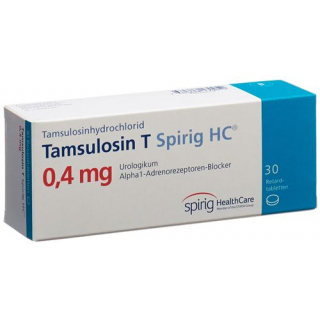 Тамсулозин Т Спириг HC 0,4 мг 30 ретард таблеток