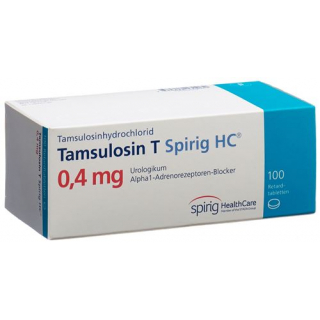 Тамсулозин Т Спириг HC 0,4 мг 100 ретард таблеток