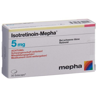 Изотретиноин Мефа 5 мг 30 капсул