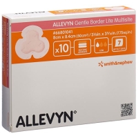 Allevyn Gentle Border Lite Multisite 8x8.4см 10 шт