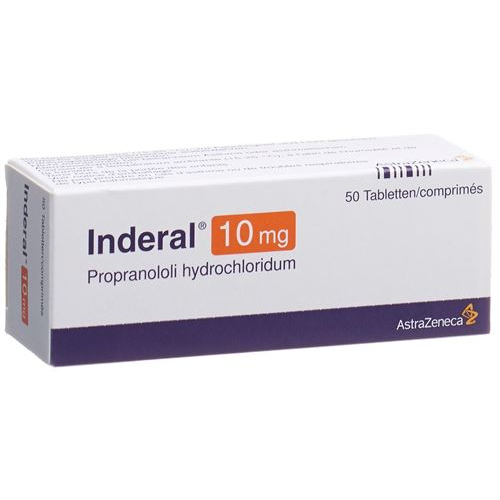 Индерал 10 мг 50 таблеток 