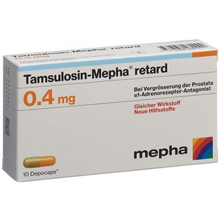Тамсулозин Мефа 0,4 мг 10 депо капсул