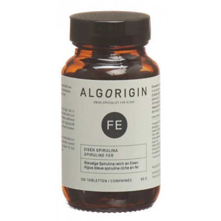 Альгориджин Железо-Спирулина 120 таблеток