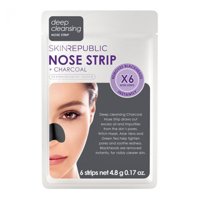 SKIN REP CHARCOAL NOSE STRIPS