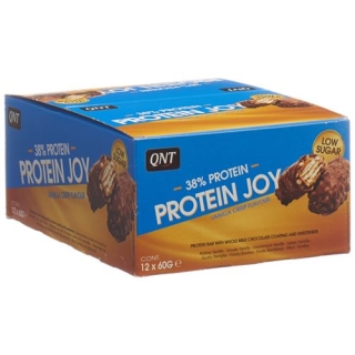 QNT 38% протеїну Joy Bar Low Sugar Vanilla Crisp 12 x 60 г