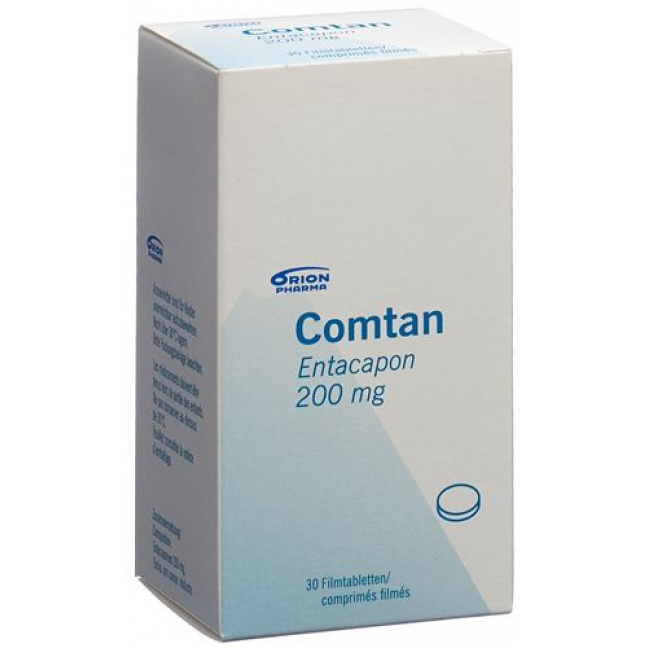 Комтан 200 мг 30 таблеток покрытых оболочкой