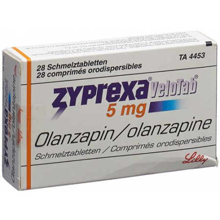 Зипрекса Велотаб 5 мг 28 ородиспергируемых таблеток