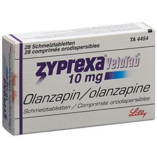 Зипрекса Велотаб 10 мг 28 ородиспергируемых таблеток