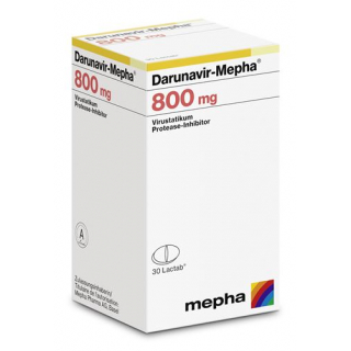 Дарунавир Мефа 800 мг 30 таблеток покрытых оболочкой