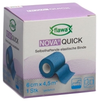 Флісова пов&#39;язка Flawa Novapress 5 см х 4,5 м синя без латексу