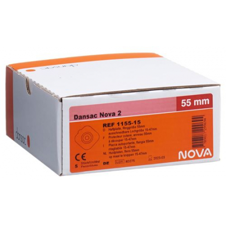 Dansac Nova 2 Basisplatten 55мм 15-47мм 5 штук