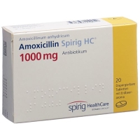 Амоксициллин Спириг 1000 мг 20 диспергируемых таблеток
