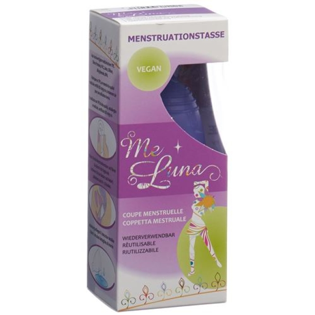 Menstrual Cup Me Luna Sport S Ball Blue Violet