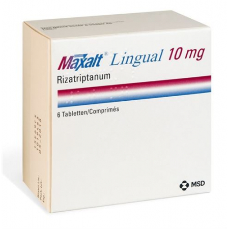 Мaxalt Lingual 10 mg 6 tablets