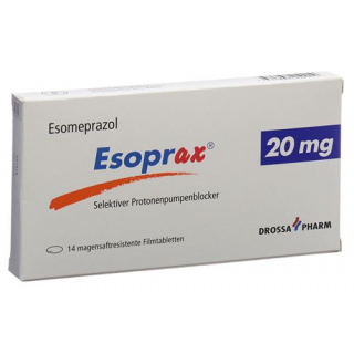 Эзопракс 20 мг 14 таблеток покрытых оболочкой
