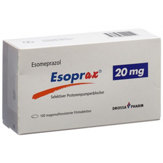 Эзопракс 20 мг 100 таблеток покрытых оболочкой